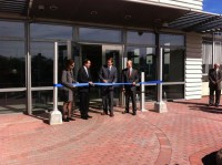 Officials from the New York City Department of Environmental Protection and the New York State Department of Health cut the ribbon on the year-old Catskill/Delaware Ultraviolet Treatment Facility in Valhalla last week.