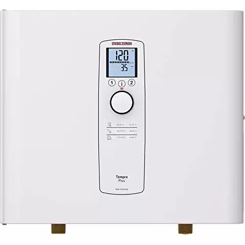 Stiebel Eltron Tankless Water Heater Tempra 24 Plus Electric, On Demand Hot Water, Eco, White, 20.2