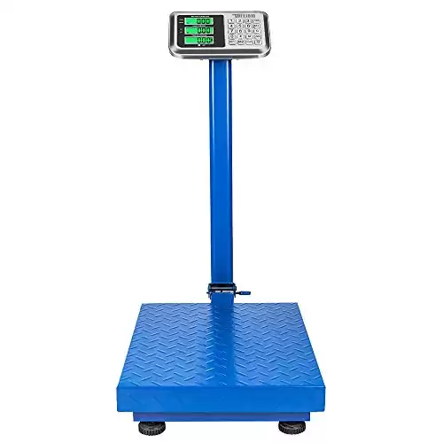 TUFFIOM 661lbs Weight Electronic Platform Scale,Digital Floor Heavy Duty Folding Scales,Stainless Steel High-Definition LCD Display,Perfect for Luggage Shipping Mailing Package Price
