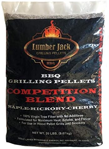 Lumber Jack Competition Blend Maple-Hickory-Cherry BBQ Grilling Pellets