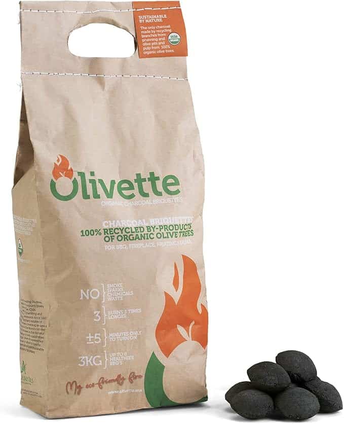 Olivette Organic Charcoal Briquettes