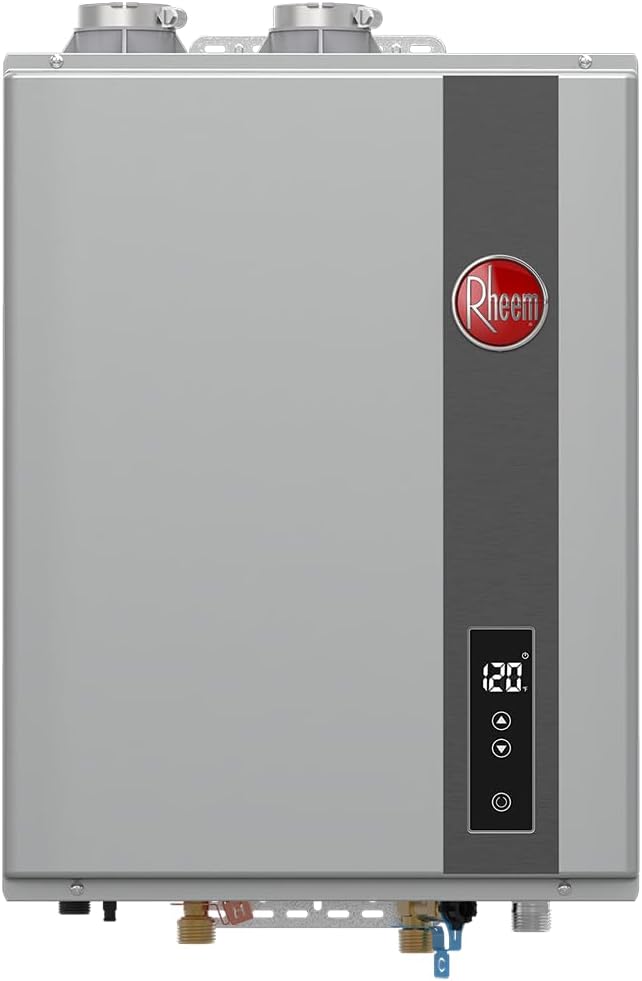 Rheem RTGH-95DVLN 9.5 GPM Indoor Direct Vent Tankless Natural Gas Water Heater