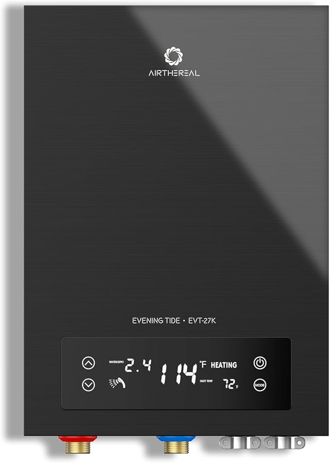 Airthereal Electric Tankless Water Heater, 27kW, 240Volts