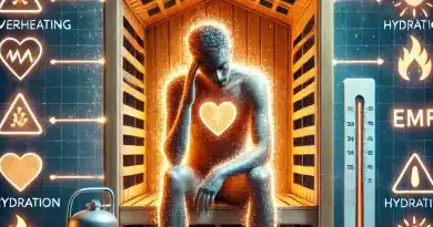 infrared sauna dangers - drawing that shows potential dangers of infrared saunas