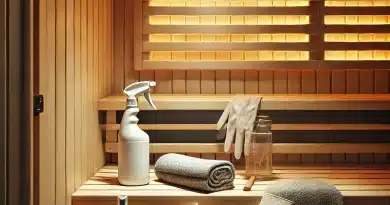 image showing supplies used for infrared sauna maintenance