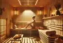 infrared sauna relaxation - image of a woman relaxing in an infrared sauna