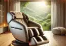 zero gravity massage chairs - image of a massage chair in a room lit softly from outside