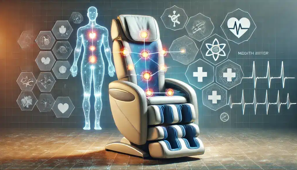 how massage chairs work - image representing various health benefits of massage chairs