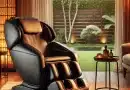 massage chair maintenance - an image of a massage chair in a peaceful, softly lit room