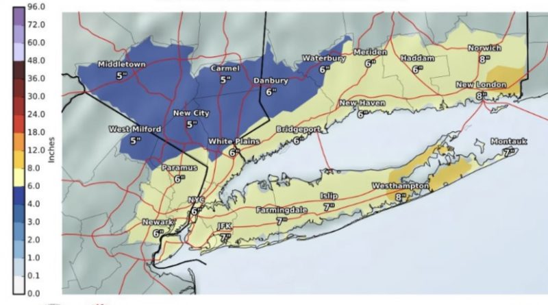 Westchester County Weather 2/7