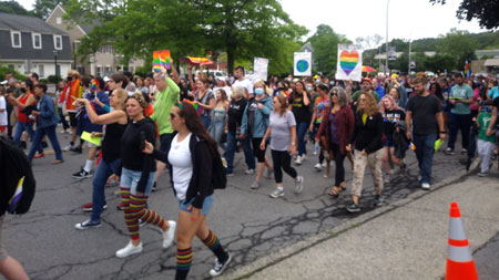 Dozens Attend Inaugural LGBTQ Pride Event, March in Yorktown