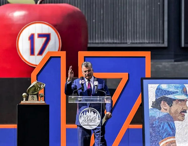 Keith Hernandez Retired Number Sticker | New York #17