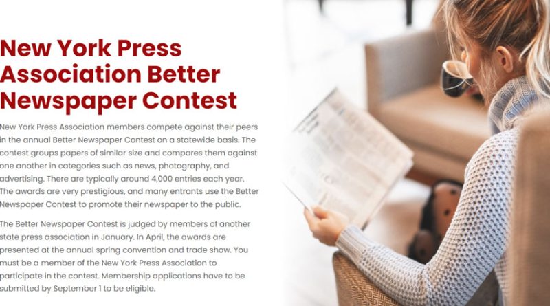 NYPA Better Newspaper Contest 2023