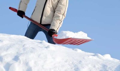 snow shoveling